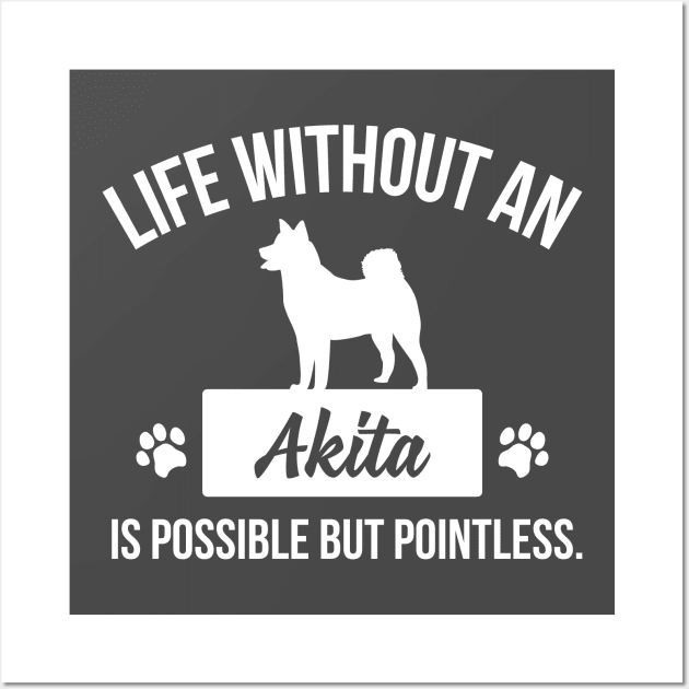 Akita Wall Art by nektarinchen